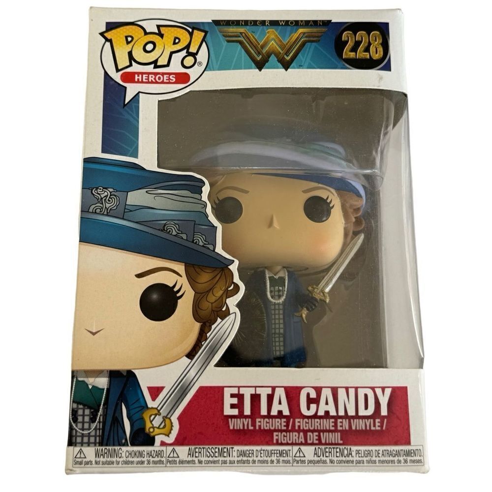 Funko POP! Movies - 228 Wonder Woman Vinyl Figure ETTA CANDY Sword & Shield